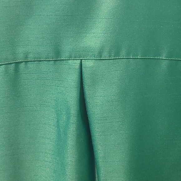 Ladies Size 10 Sleeveless Turquoise Blouse - Picture 7 of 10